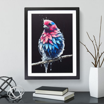 Bird Paint Drips No.4 - Print