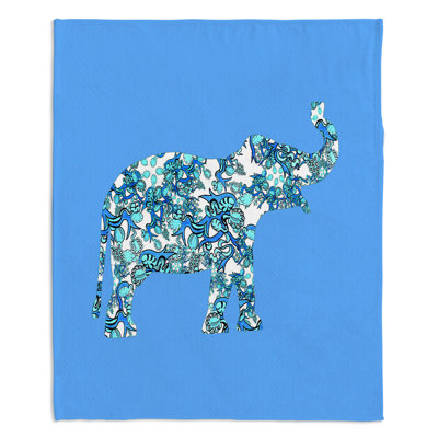  Jeté à rubans éléphant