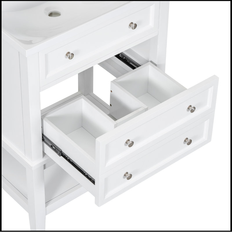 Meuble-lavabo simple avec plateau Sakhi 24,00