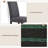 Mardell Fabric Upholstered Classic Dining Chair with Nailhead Trim Solid Wood Legs-916386587