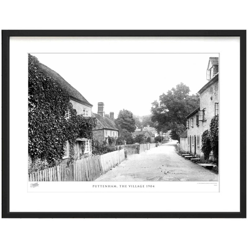 Puttenham, the Village 1904 1 Piece Single Picture Frame Wall Art, 60cm H x 80cm W x 2.3cm D
