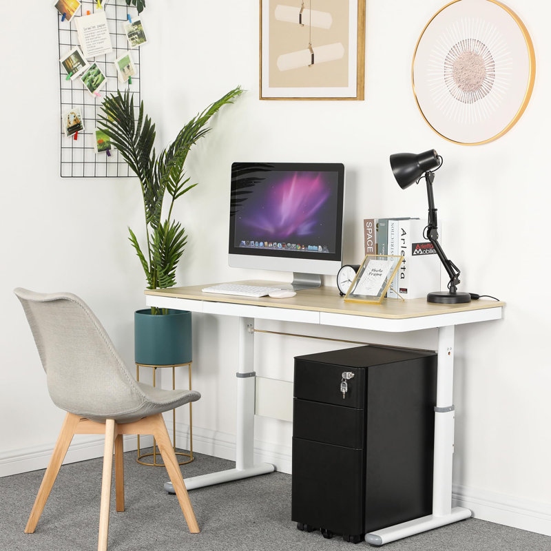 3 Drawer Filing Cabinet, Black