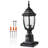 Dusk to Dawn Outdoor Lamp Post Light Fixture 15.75 in Pole or Pier Mount