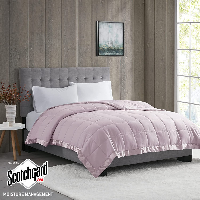 Couverture chauffante moelleuse, Double, Lilas