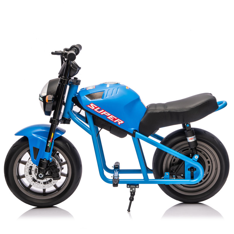 Motocyclette électrique pour enfants 6+ Ride On XL, Bleu