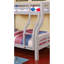 Lit transitionnel simple au-dessus d'un lit superposé simple de style transitionnel-566288017