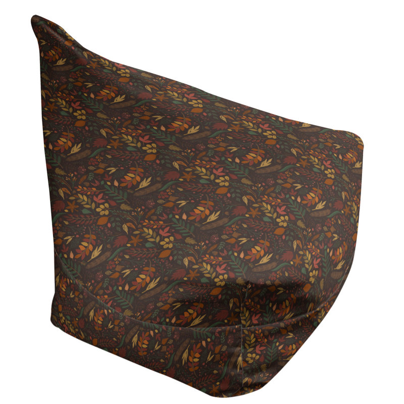 Fauteuil à billes standard &, H 29 po x l 38 po x P 42 po, Marron / orange