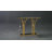 Mercer41 39.3" Console Table With Faux Marble Top, LED Light & Gold Metal Frame