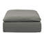  Repose-pieds modulaire carré à recouvrement de 44 po de la collection Sunset Trading Contemporary Puff | Tissu performance lavable résistant à l'eau et résistant aux taches | Repose-pieds surdimensionné pour grand canapé en duvet | Gris ardoise-72485980