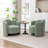 Sherpa Upholstered Barrel Chair-1867781354