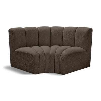 Ivanildo Upholstered Curved Sectional Reversible