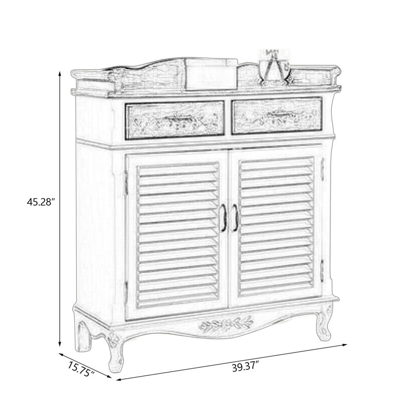 Banc de rangement blanc en bois manufacturé