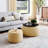 Round Storage Ottoman