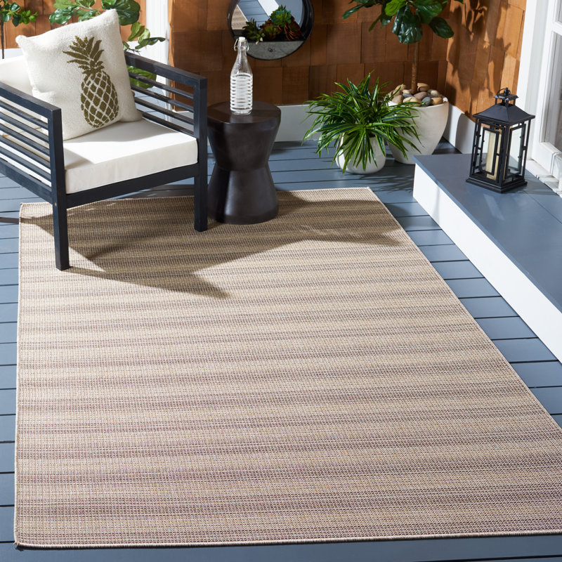 Tapis d'intérieur / extérieur Jennalyn Performance, Rectangle 5 pi 1 po x 7 pi 6 po