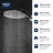 Rainshower™ Smartactive Multi Function Fixed Shower Head with SpeedClean Nozzles-28941864