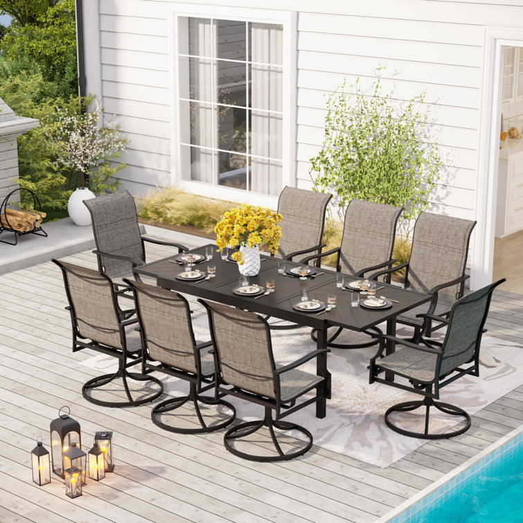 Argyri Rectangular 8 - Person 84" Long Dining Set