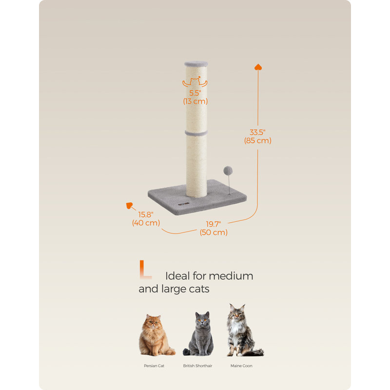 Tacha Scratching Post, Cream