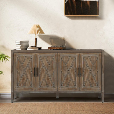 Armoire d'appoint 60 "avec 4 portes Farmhouse