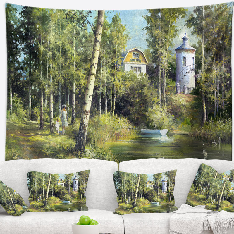 Polyester Tapestry, 50" H x 60" W