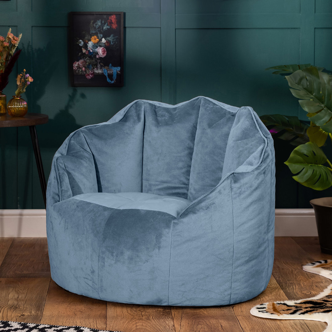 Sirena Velvet Bean Bag Chair