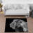 Soft Pile Printed Rug with an Intricate Geometric Design Ideal for Enhancing the Look of Any Contemporary Living Space-1752843535