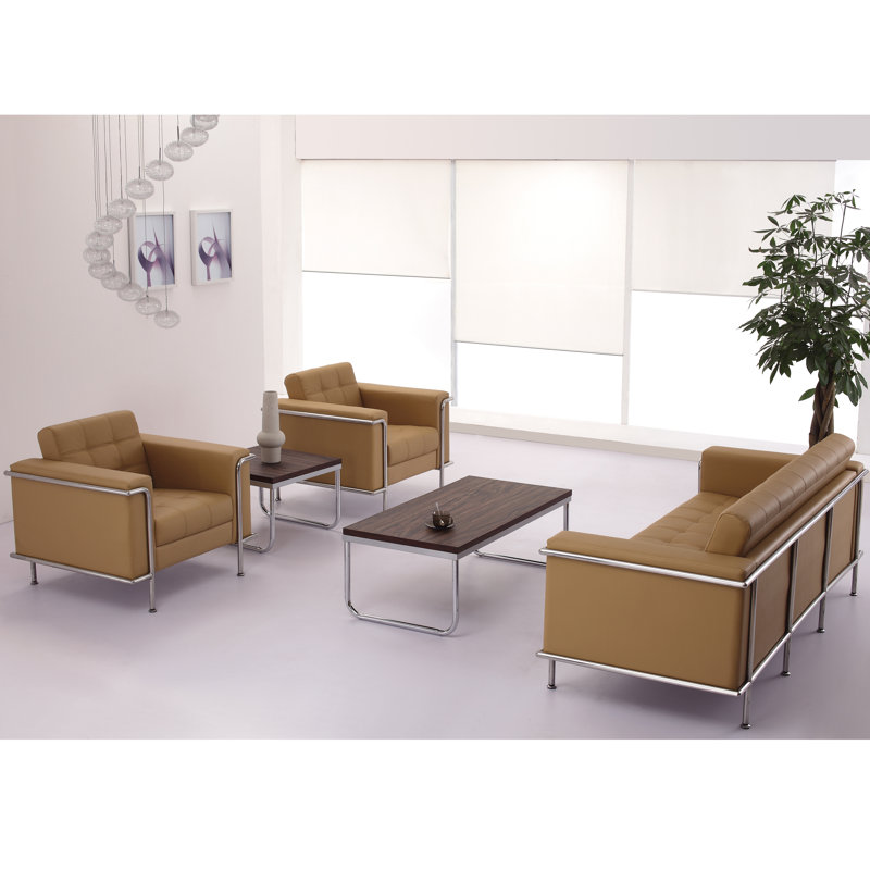 ensemble de salon configurable en cuir Myron