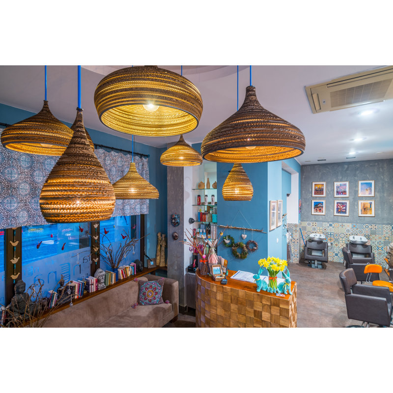 Thilebrook 1 - Light Cone Pendant, 38cm H x 50cm W x 50cm D