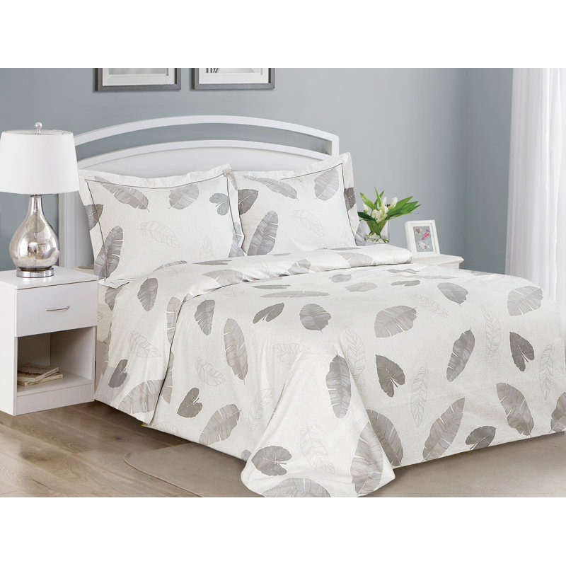 Ensemble de housse de couette 100% coton français, Housse de couette pour lit double