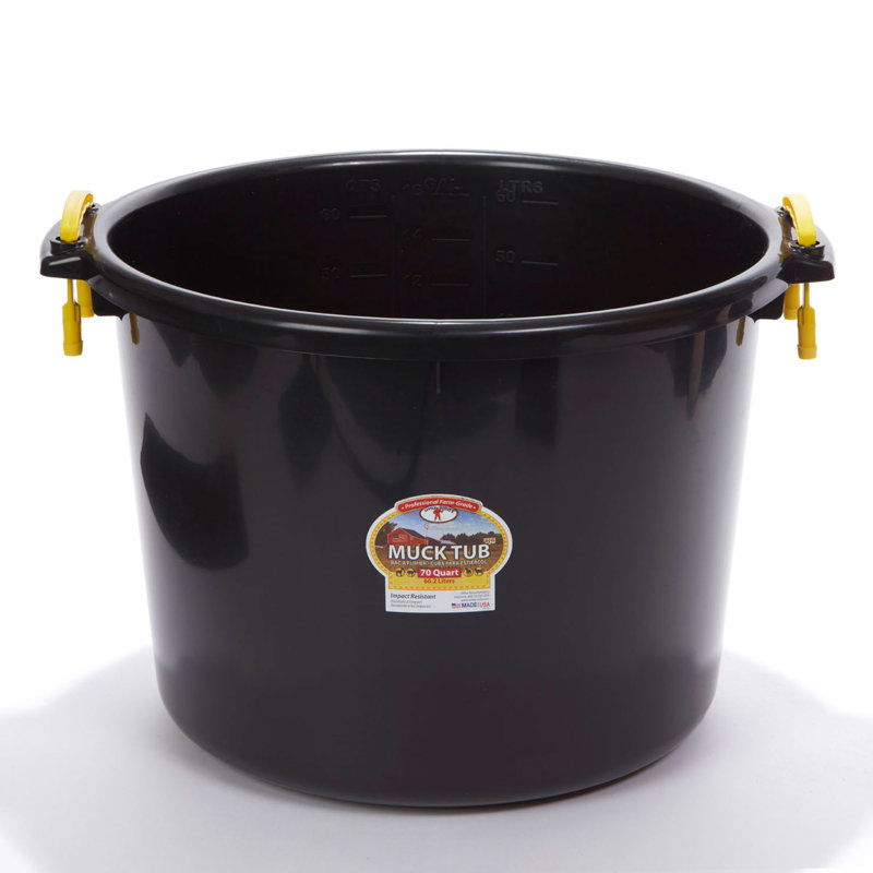 Little Giant Plastic Bucket, Black