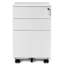 Monica 39cm Wide 3 -Drawer Mobile Steel File Cabinet
