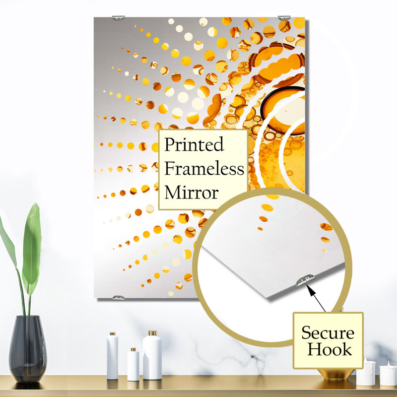 Miroir mural Zelinski - Abstract Collages MIR131703, 32 po x 24 po