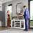 Wine Coffee Bar Cabinet With LED Lights