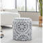Coffre de rangement en laine tissée à la main de 45,7 cm (18 po) noir, noué, couvercle amovible, usage intérieur seulement, capacité de 113 kg (250 lb), design noué, multifonctionnel, aucun assemblage requis