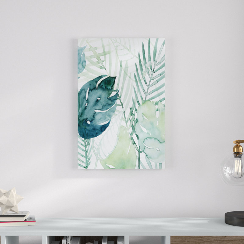 «Palm P pièces I», peinture sur toile, H 30 po x l 20 po