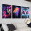 Reproduction sur toile 3 pièces Cyberpunk Gaming-799399010