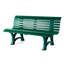 Banc de jardin ergonomique en PVC résistant aux intempéries - Vert-2025150089