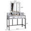 Abdulaleem Vanity Table with Lighted Mirror-342940791