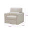 Fauteuil pivotant avec coussin lombaire Ompa-115686240