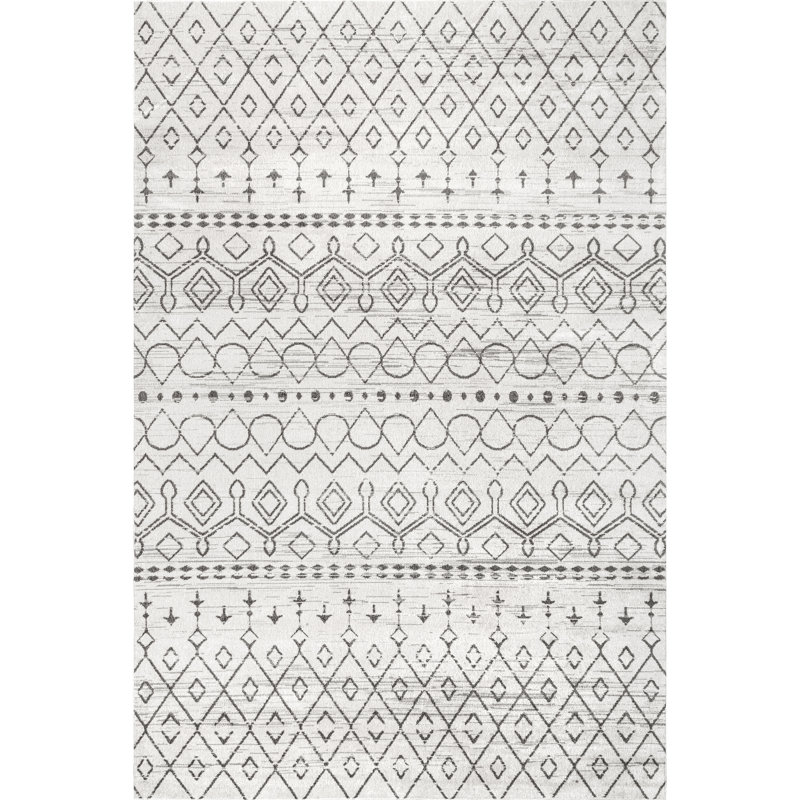Tapis de couloir Annmarie Trellis, Rectangle 3 pi 3 po x 5 pi