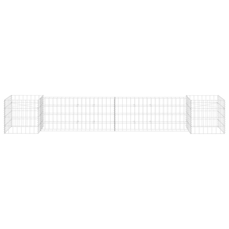 Mur de soutènement Gabion Gabion, H 15,7 po x l 102,4 po x P 15,7 po