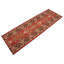 Tapis de couloir antidérapant de taille personnalisée rouge Mahal-42137228
