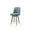 Tabouret capitonné à boutons Kobe-1594401067-1598312539