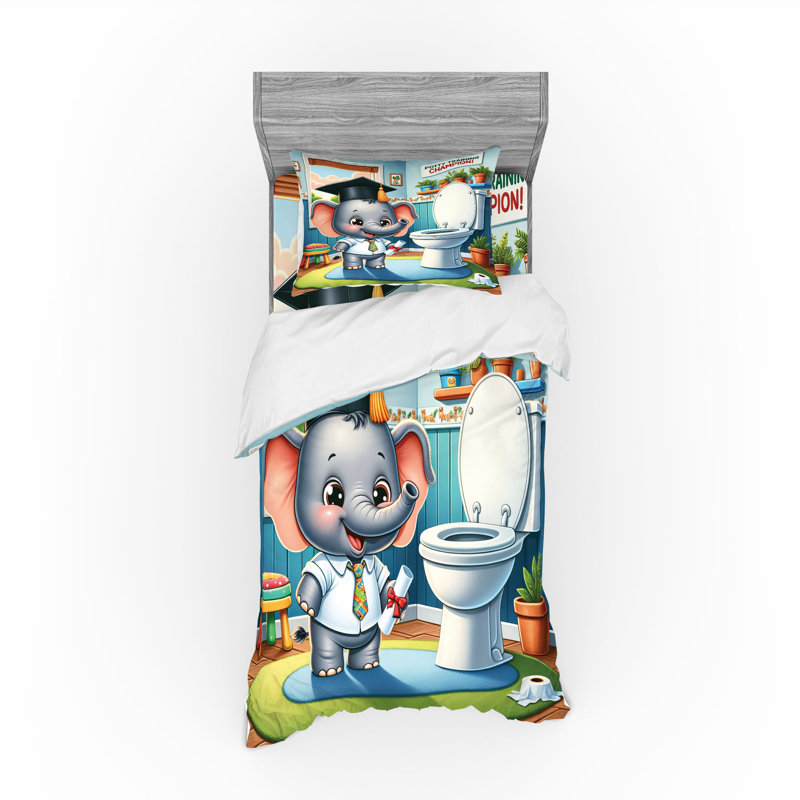 Ensemble de literie Ambesonne, Housse de couette simple très longue + 2 pièces
