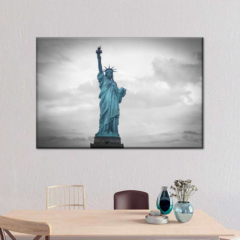 Statue «USA Liberty» sur toile, H 8 po x l 12 po x P 1 po