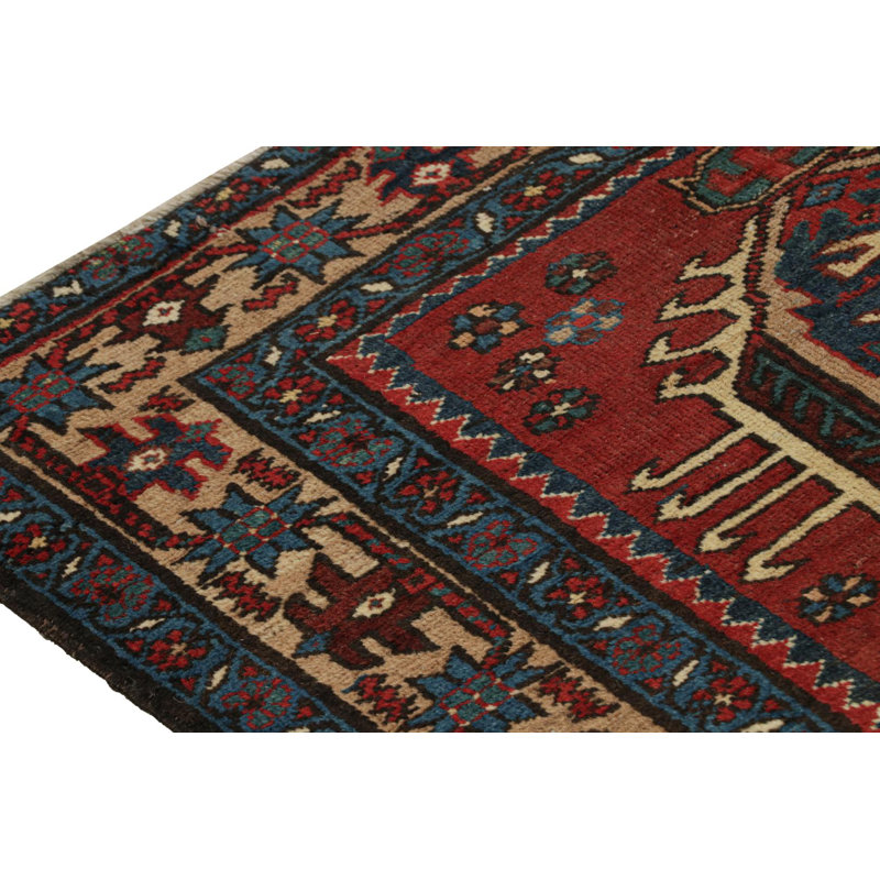 One-of-a-Kind 3'x11'4” Hand Knotted Area Rug