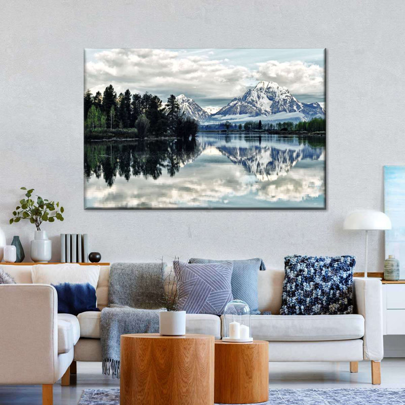 Jackson Hole, reproduction sur toile, H 24 po x l 16 po x P 1,25 po