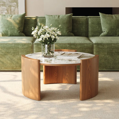 Round Sintered Stone Coffee Table