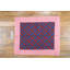 Wool Antique Quilt Needlework Allover Geometric 1920s Multicolor Jewel Tones Rug