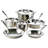All-Clad Copper Core 10 Piece Cookware Set
