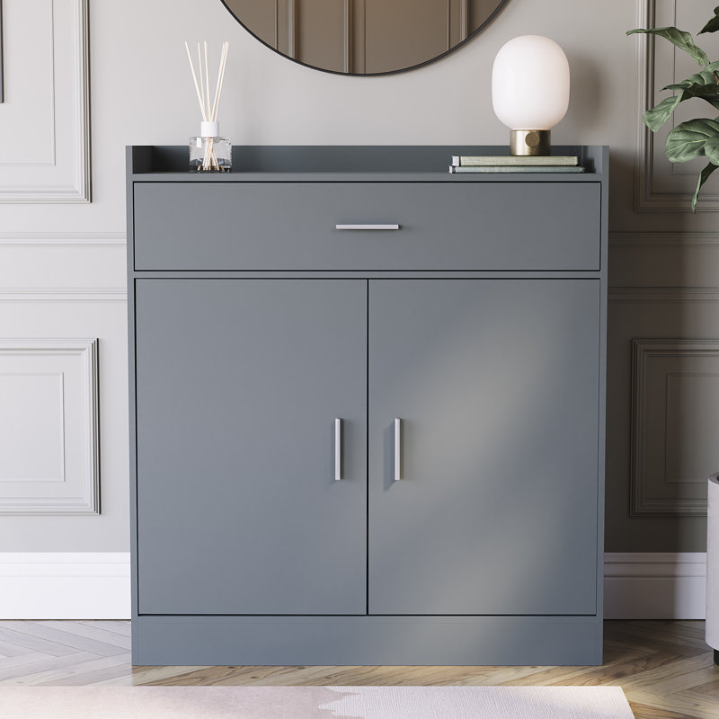 Muskoka Shoe Storage Cabinet Hallway Bedroom Living Room Shoe Storage Unit, Grey